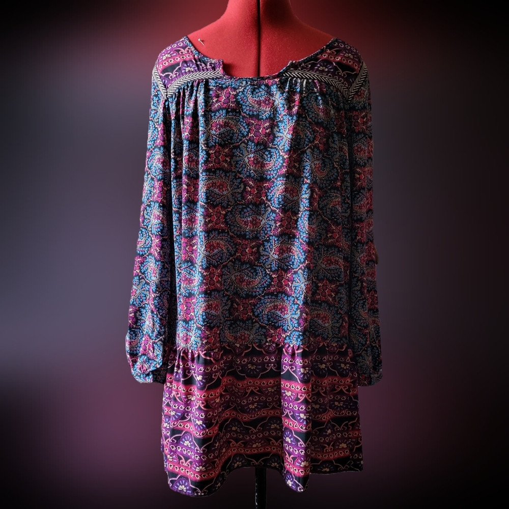 One Clothing Multicolor Paisley Dress